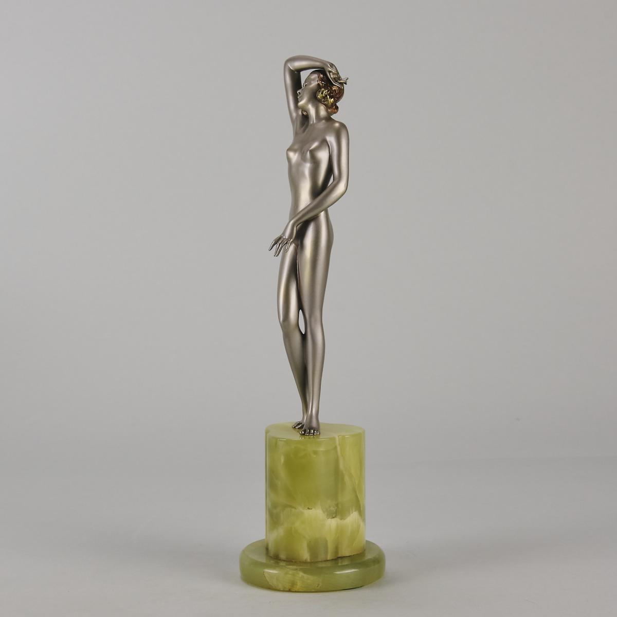 20th Century Art Deco sculpture entitled "Eva" by Josef Lorenzl cIRCA: 1930