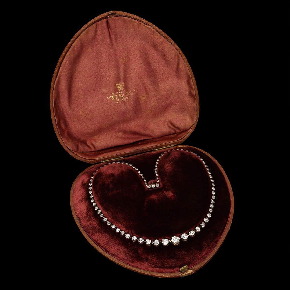 Victorian rivière diamond necklace