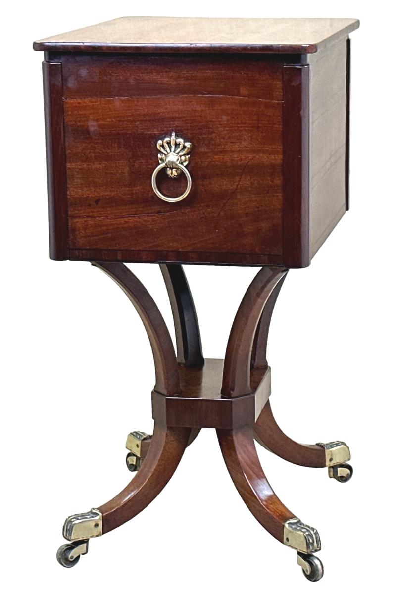 Regency Mahogany Occasional Lamp Table 