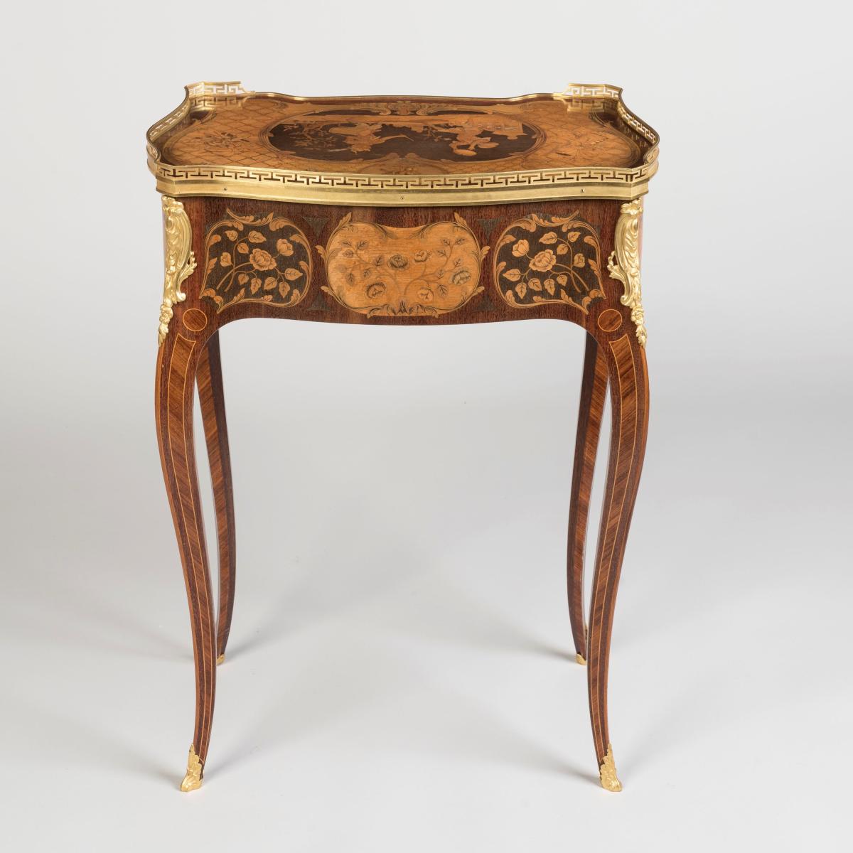An Exquisite Table in the Louis XV manner by Beurdeley of Paris