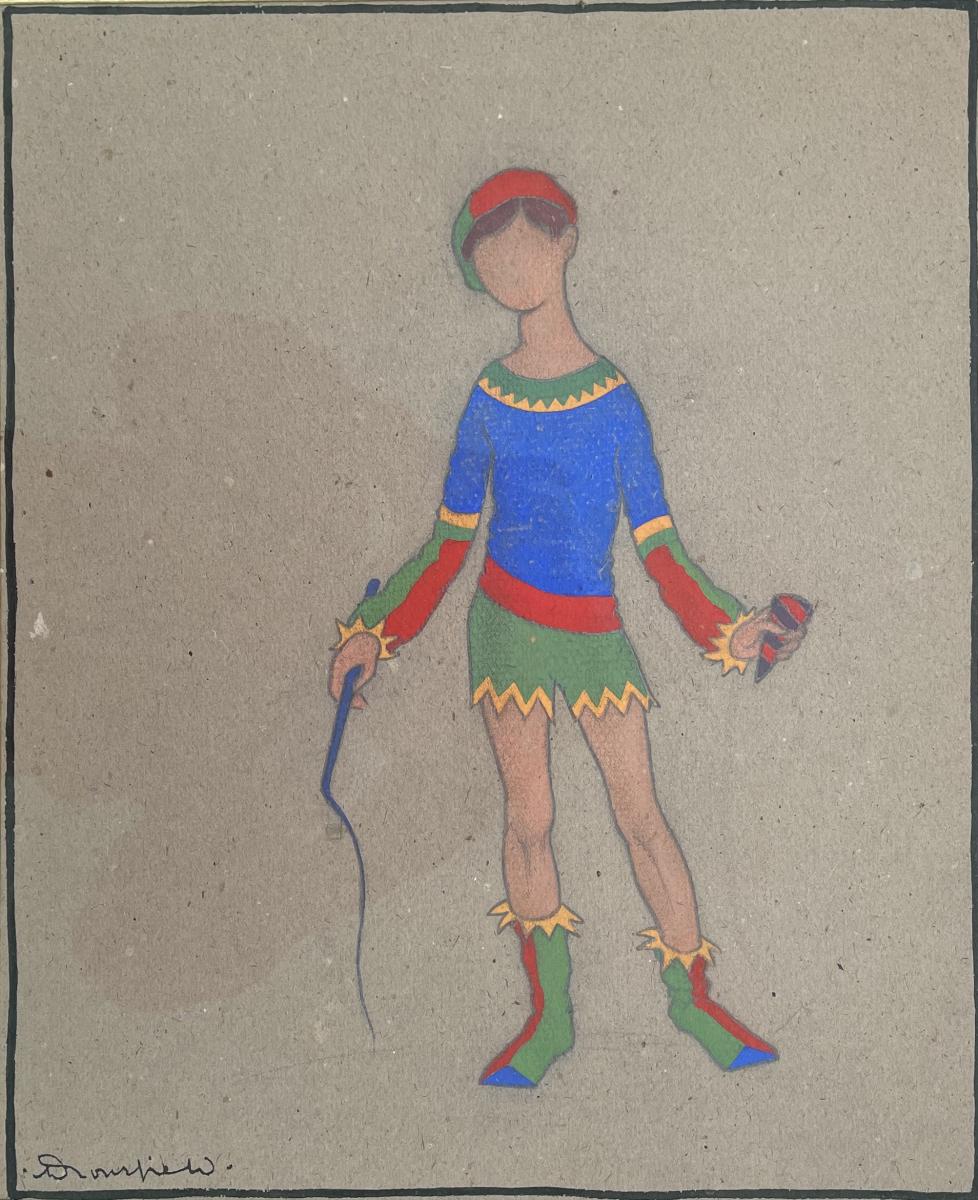 John Dronsfield - Costume Design for Boy with Whip and Top