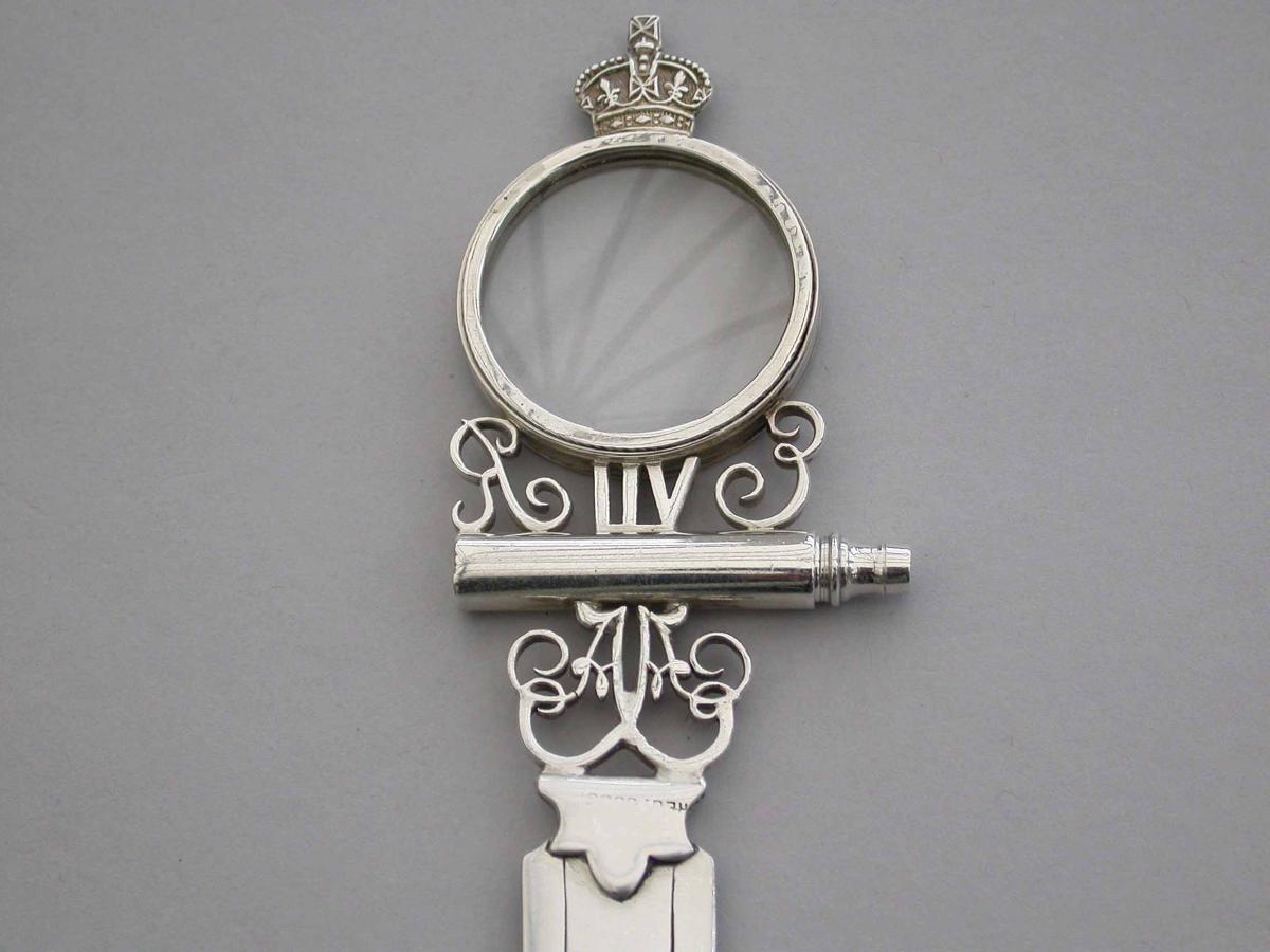 Edward VII Commemorative Combination Silver Bookmark