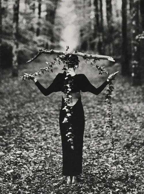 Original photograph of model in the woods by Bruce Weber 4