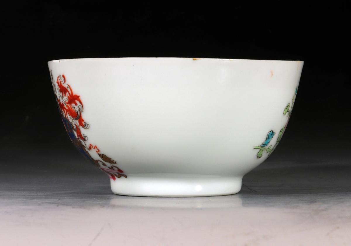 Chinese Export Porcelain Armorial Large Tea Bowl