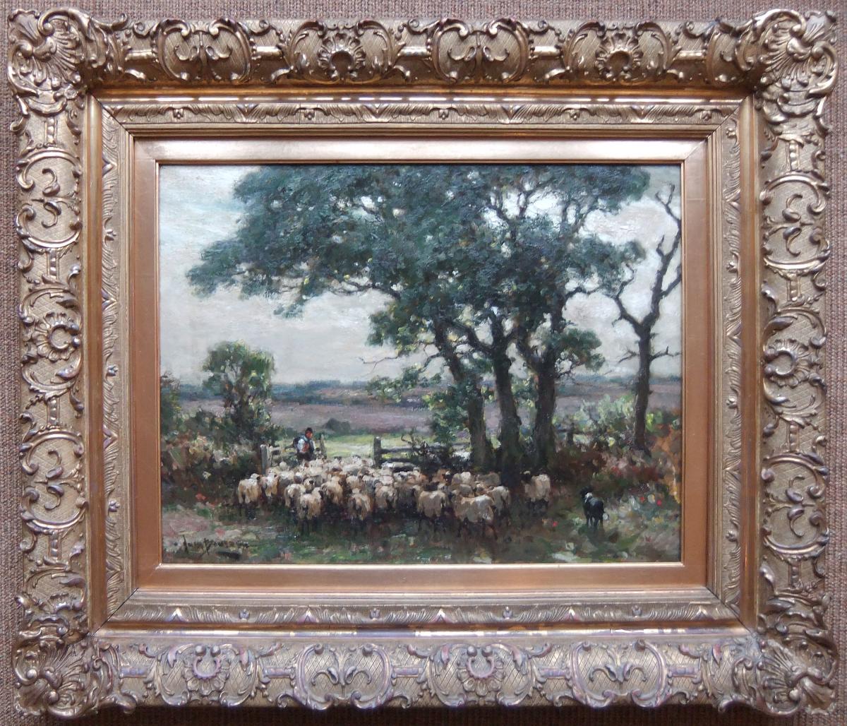 Owen Bowen oil painting on canvas landscape