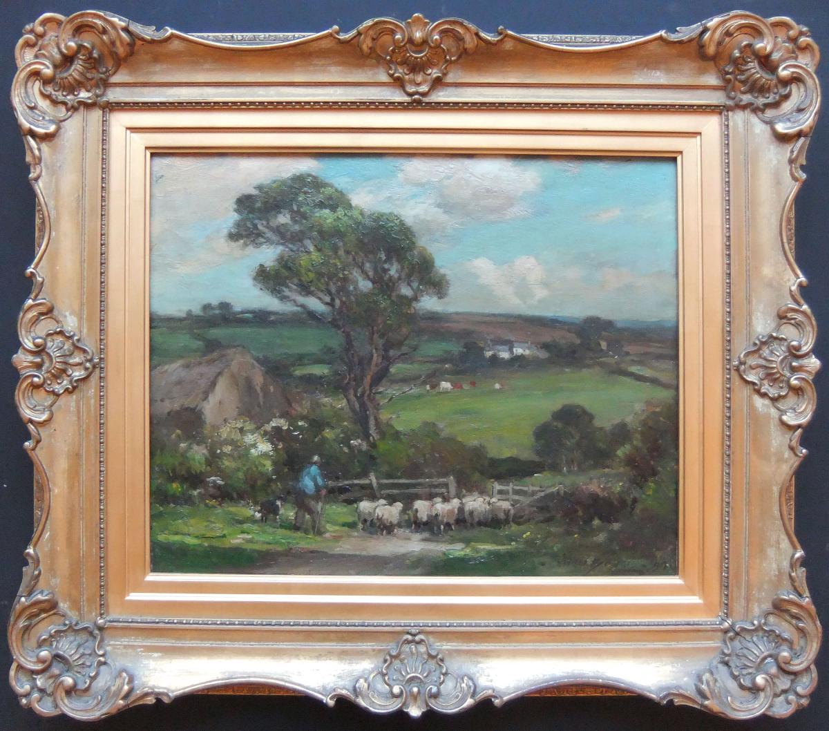 oil painting Yorkshire Landscape Owen Bowen