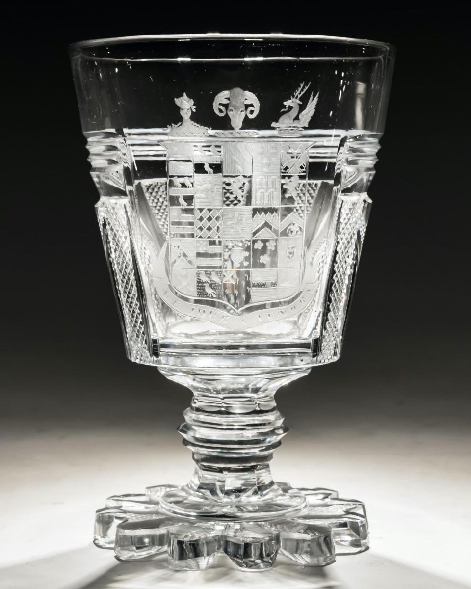 An Elaborate Suite of Regency Period Cut Glass from The Lambton Service