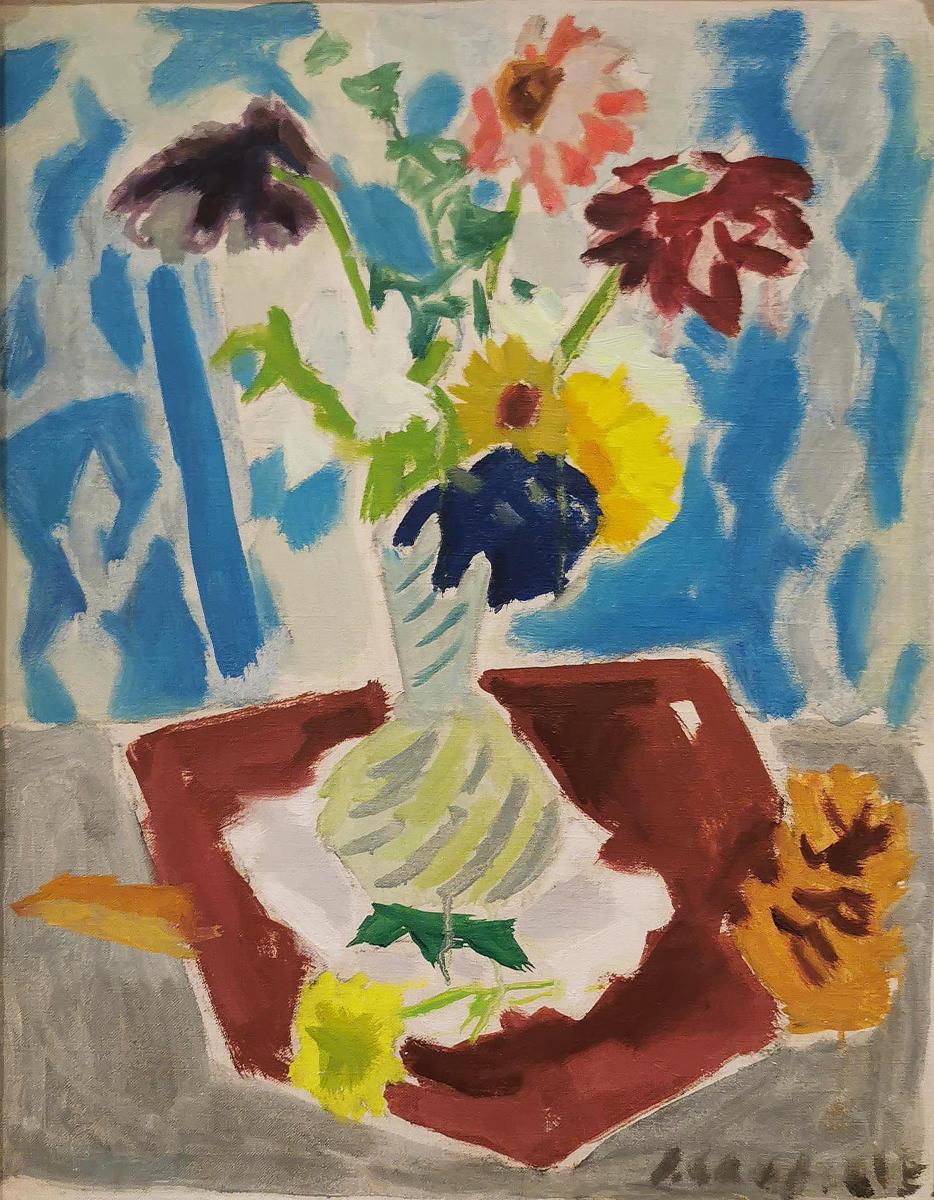 Fleurs By Jules Cavaillès (1901-1977)
