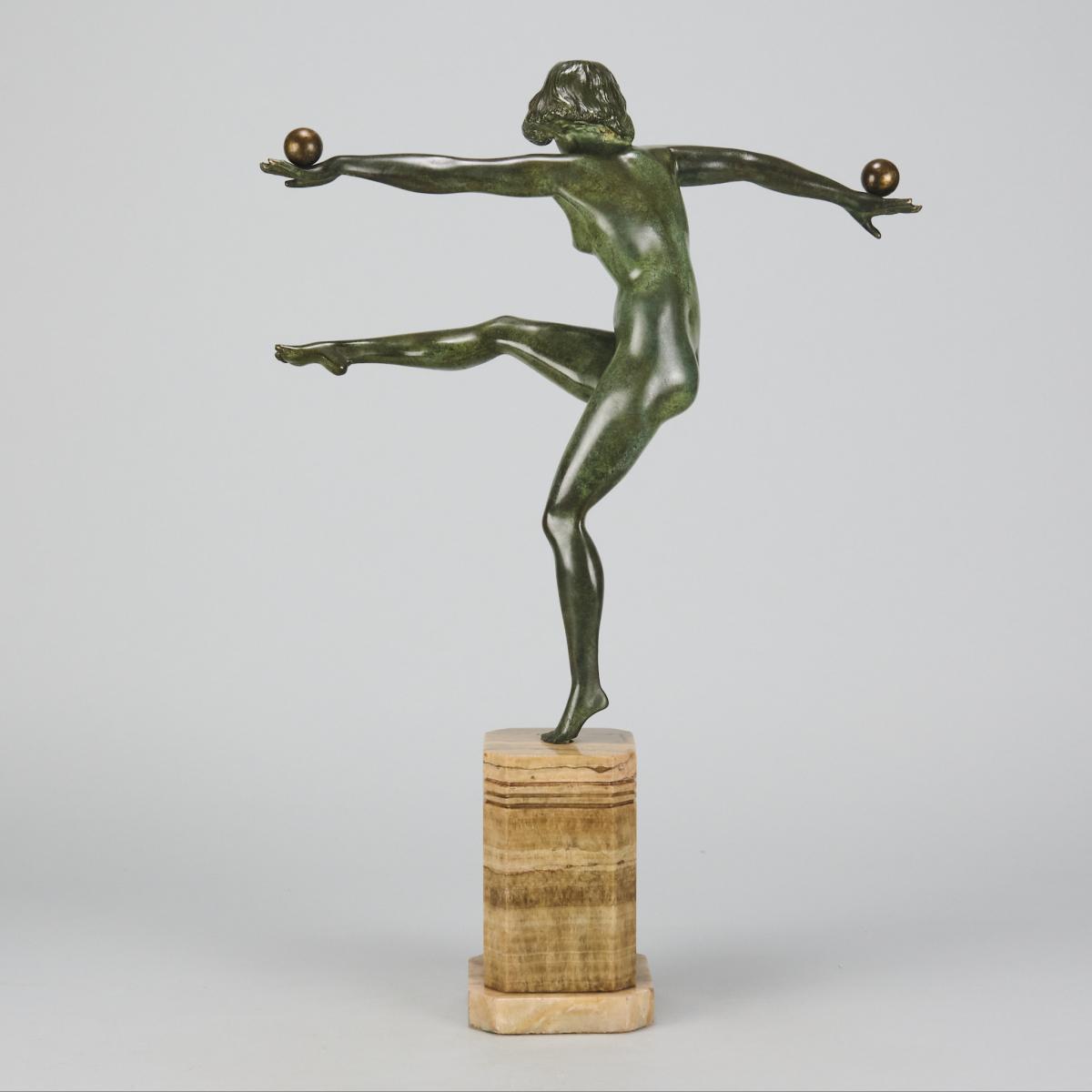 Art Deco Sculpture entitled "Balancing" by Marcel Bouraine - Circa 1930