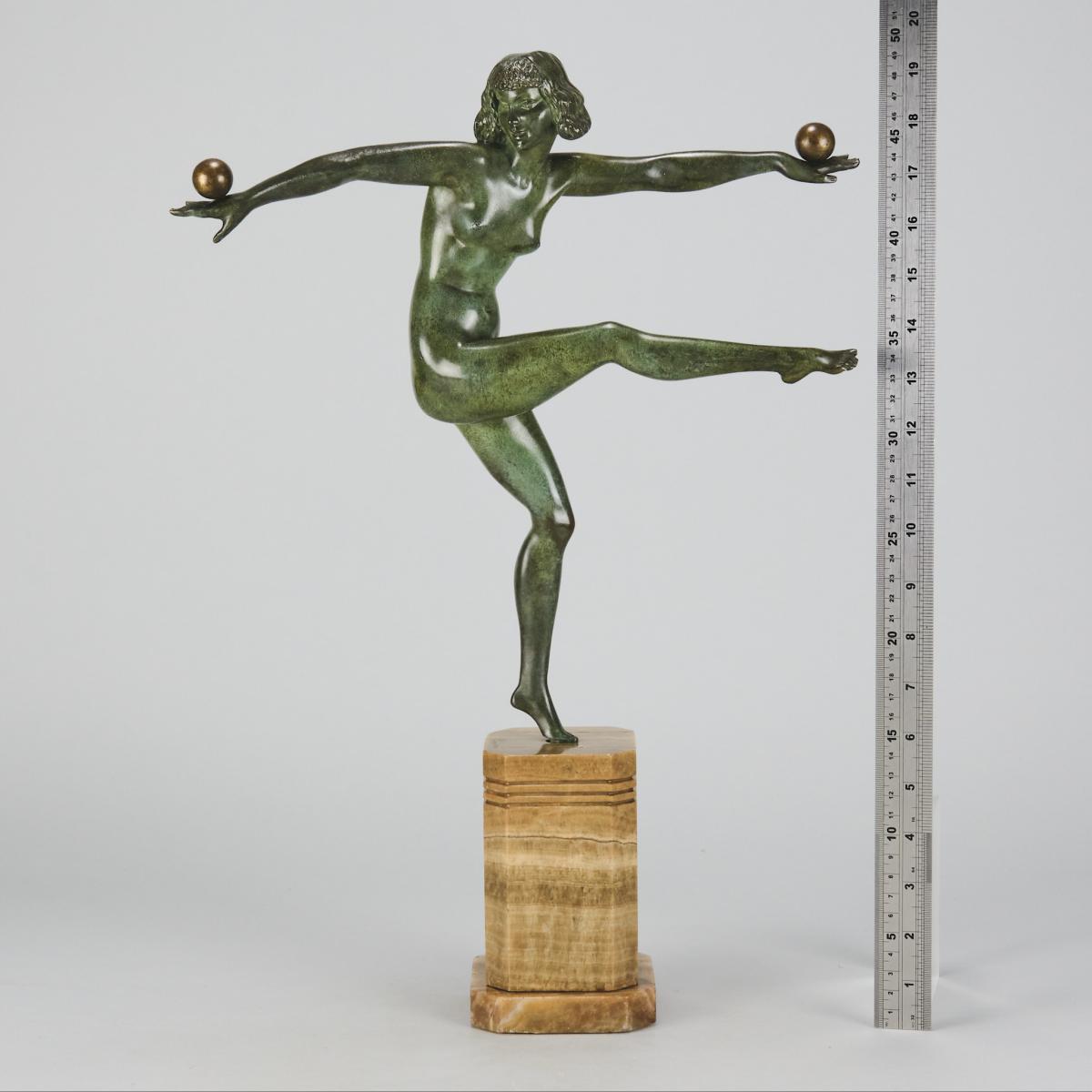 Art Deco Sculpture entitled "Balancing" by Marcel Bouraine - Circa 1930