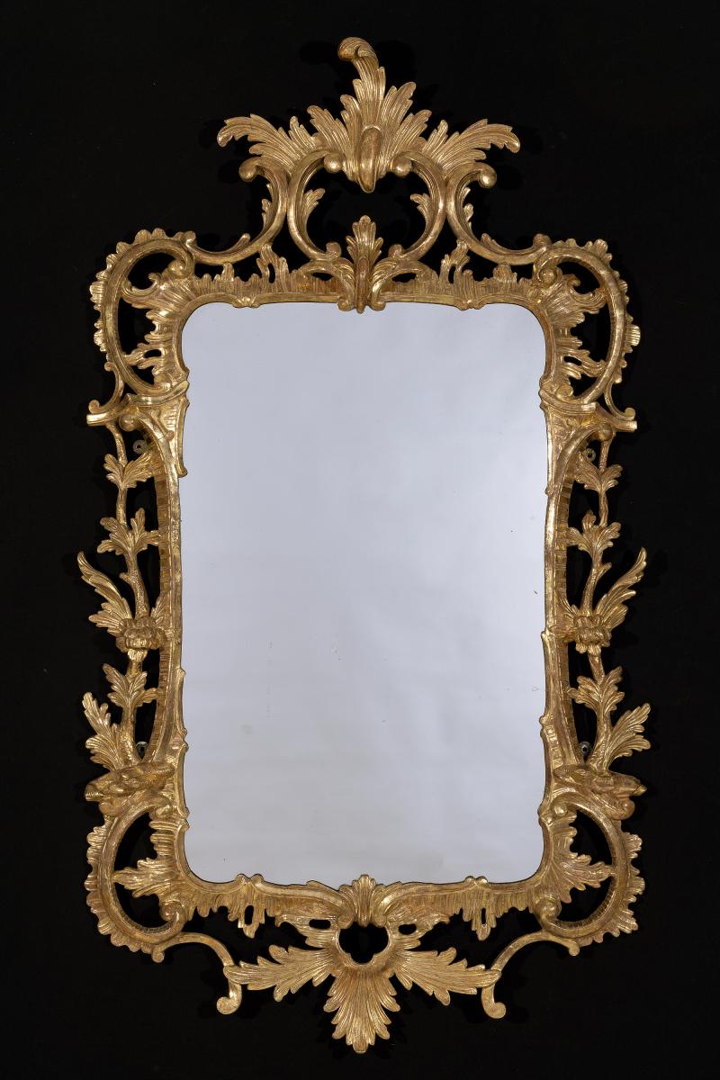 George III Chippendale Mirror