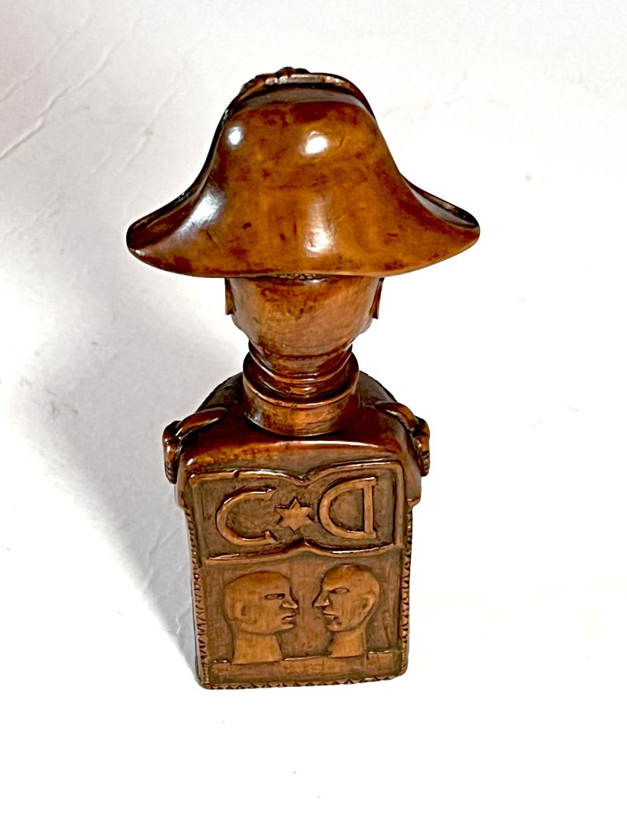 Rare French Officers ‘ship of the line’ Rum Flask