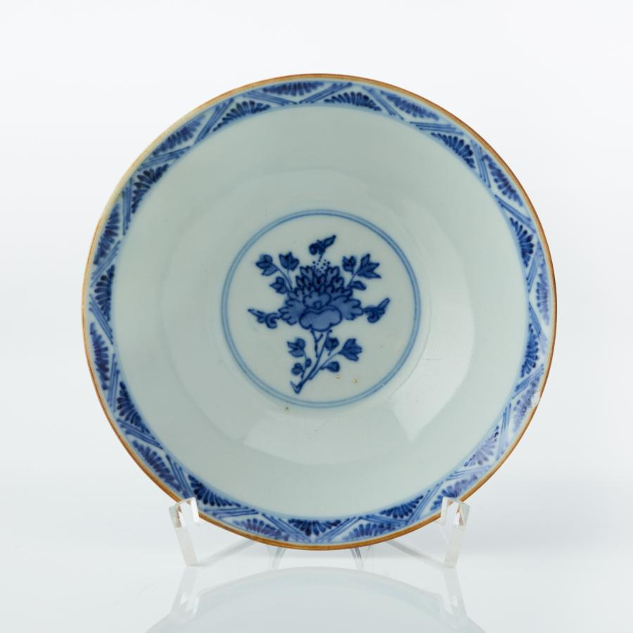 A Fine Chinese Blue and White 'Lion' Bowl
