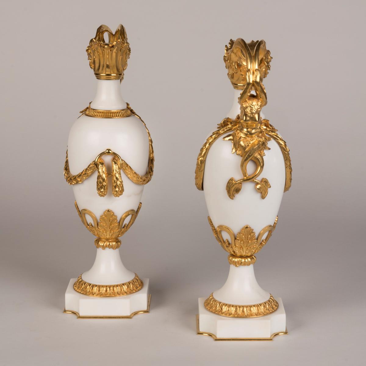 Ormolu-Mounted Marble Vases