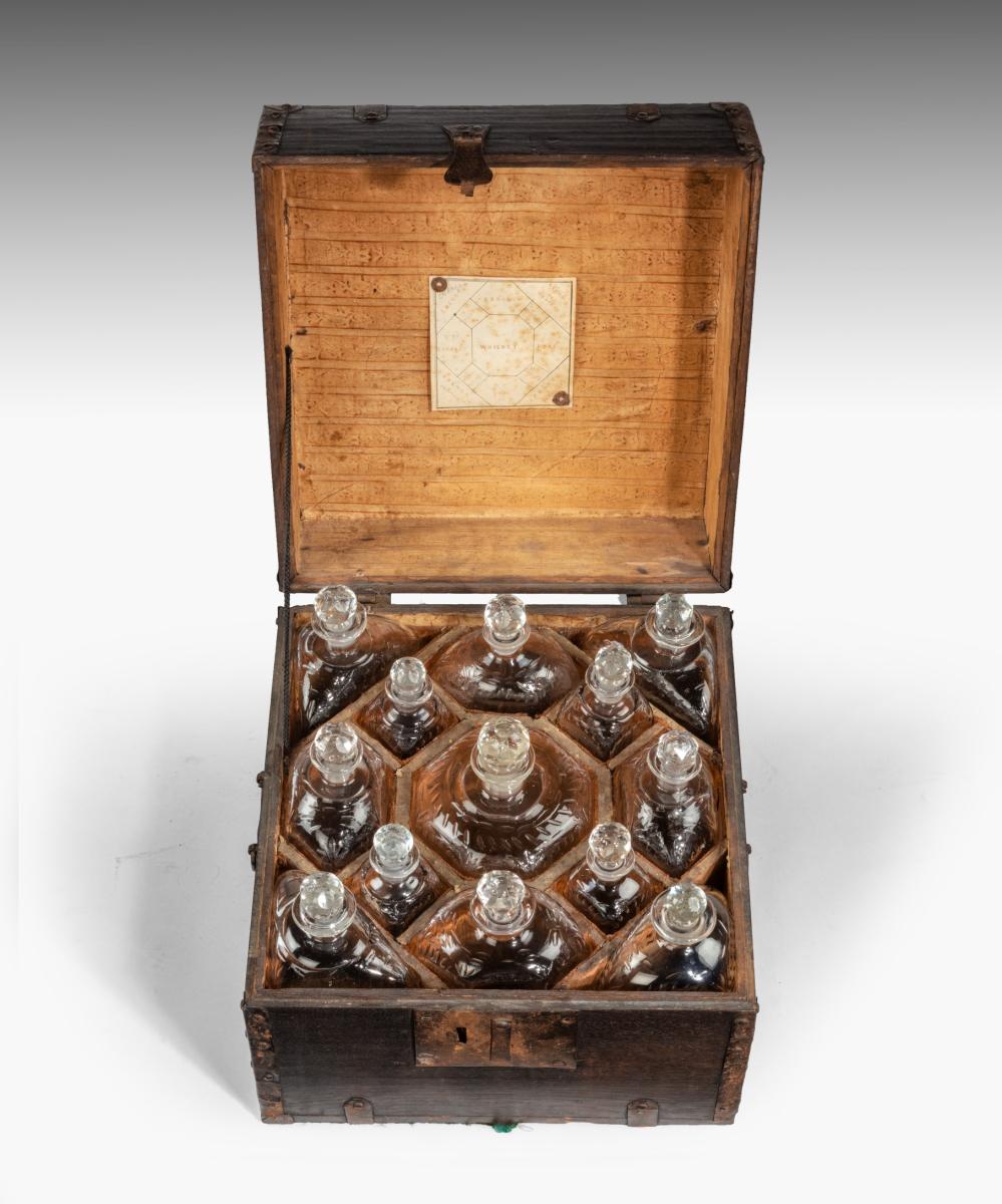 Eighteenth Century fitted decanter box