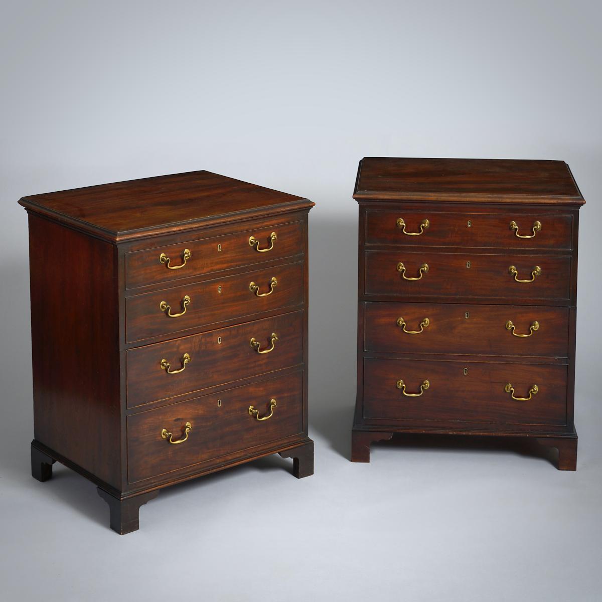 George III Gillow's Bedside Commodes