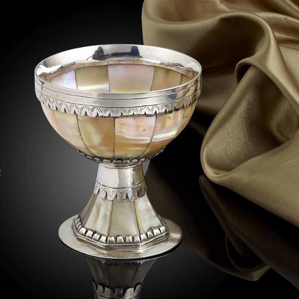 Gujarat mother of pearl Goblet