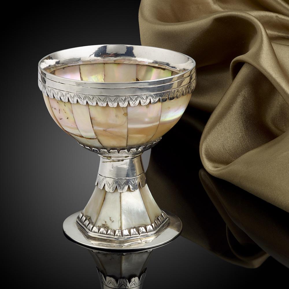 Gujarat mother of pearl Goblet