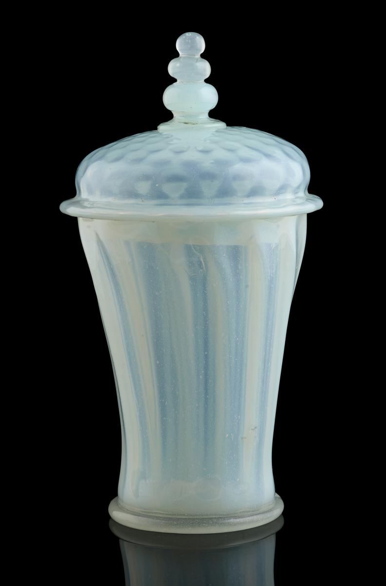 Girasol Glass Beaker with cover; Venice, late 16th /early 17th century