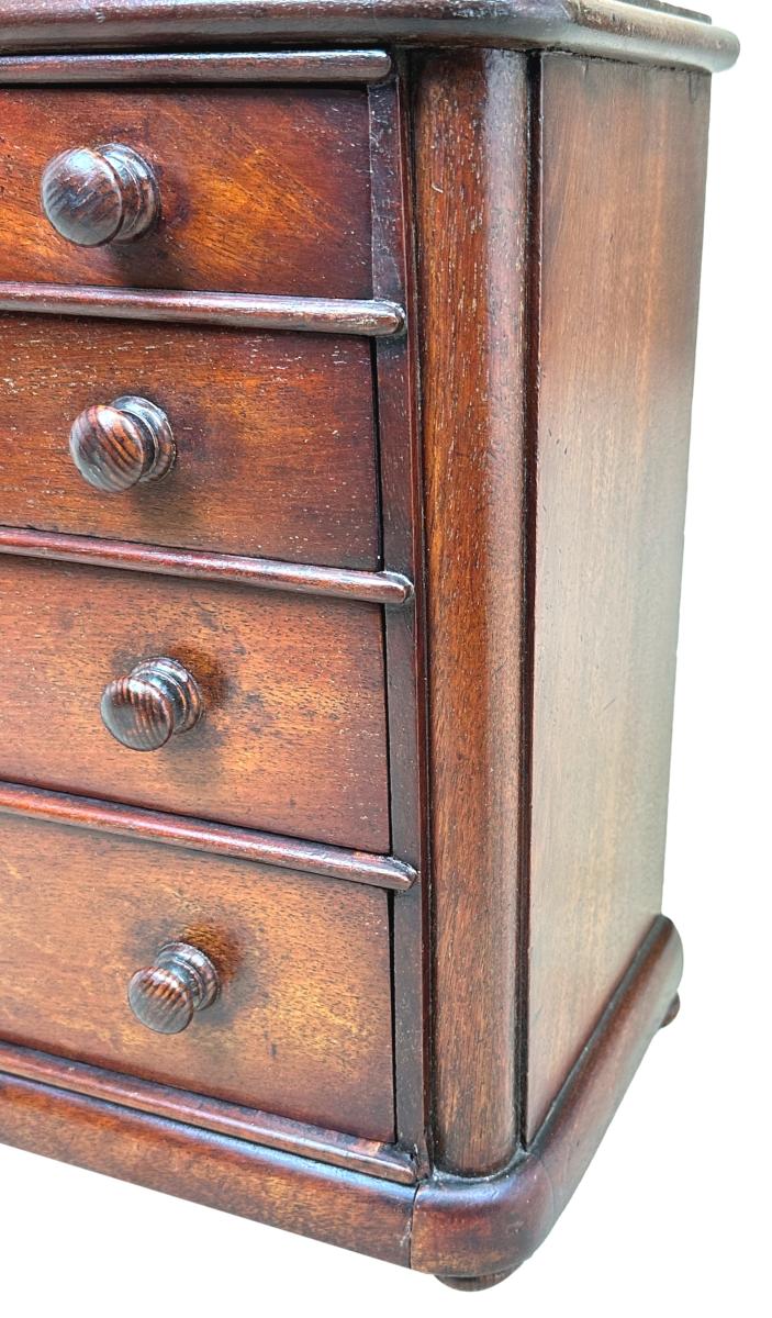 Victorian Mahogany Miniature Chest Of Drawers