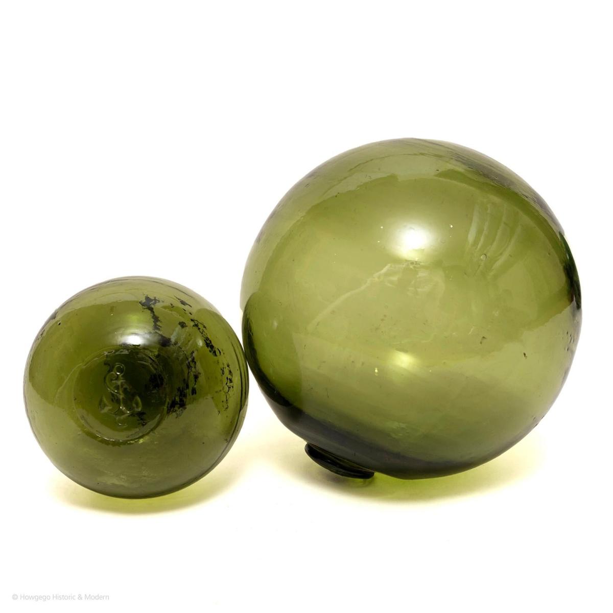 Large Collection of Glass Fishing Floats