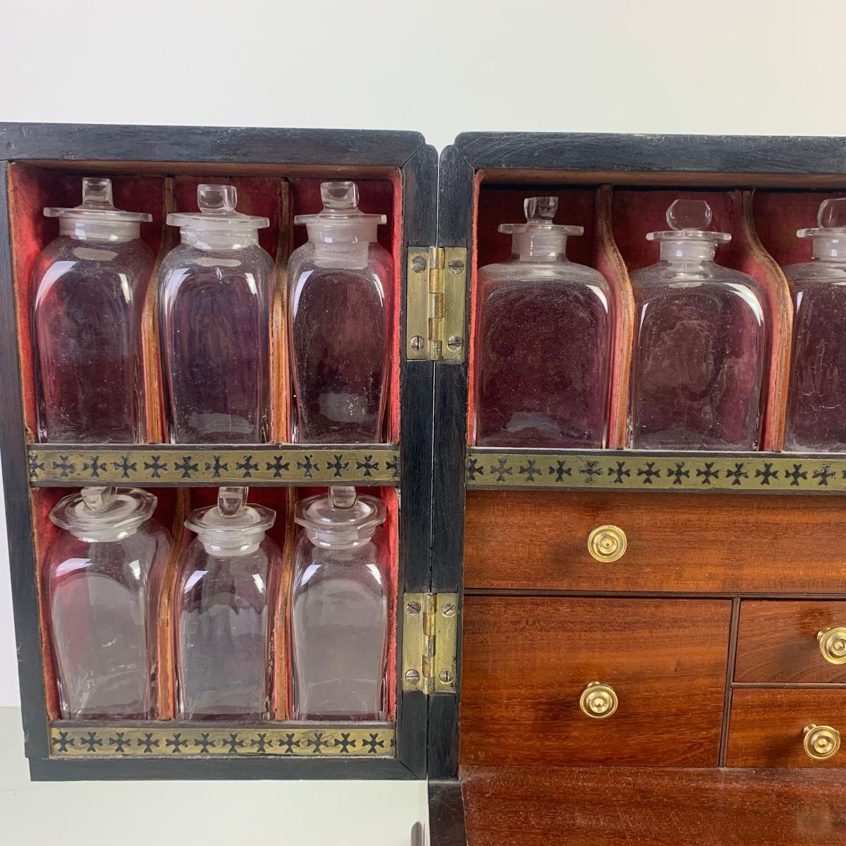 Medical Kits]. Pair of Nineteenth-Century Apothecary Kits. Various, Lot  #92205