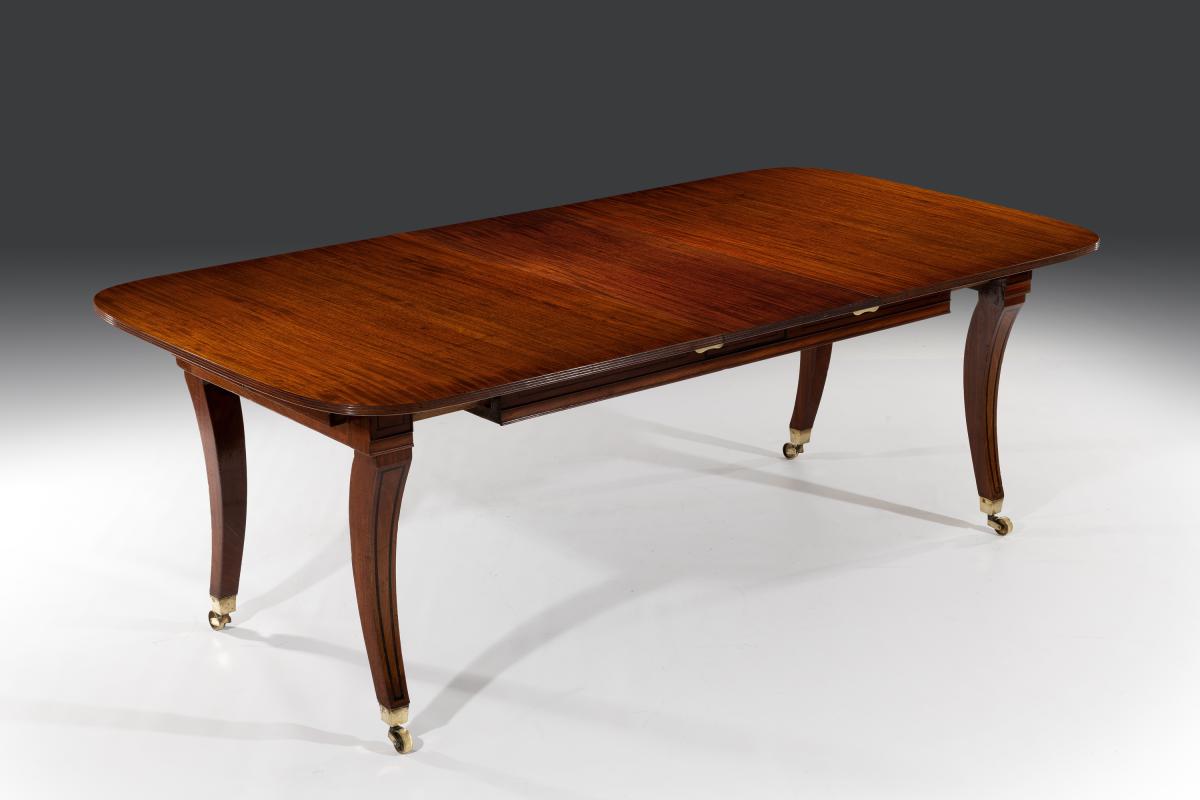 Mahogany Extending Dining Table by Thomas Butler