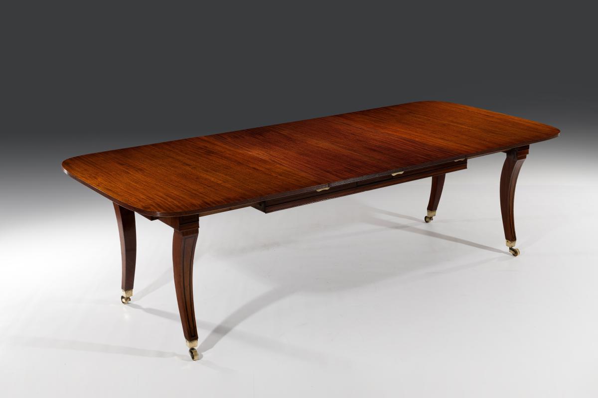 Mahogany Extending Dining Table by Thomas Butler