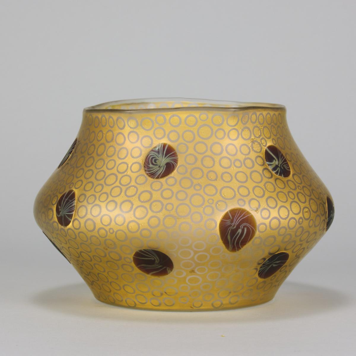 Early 20th Century Vase Entitled "Secessionist Vase" by Loetz Witwe