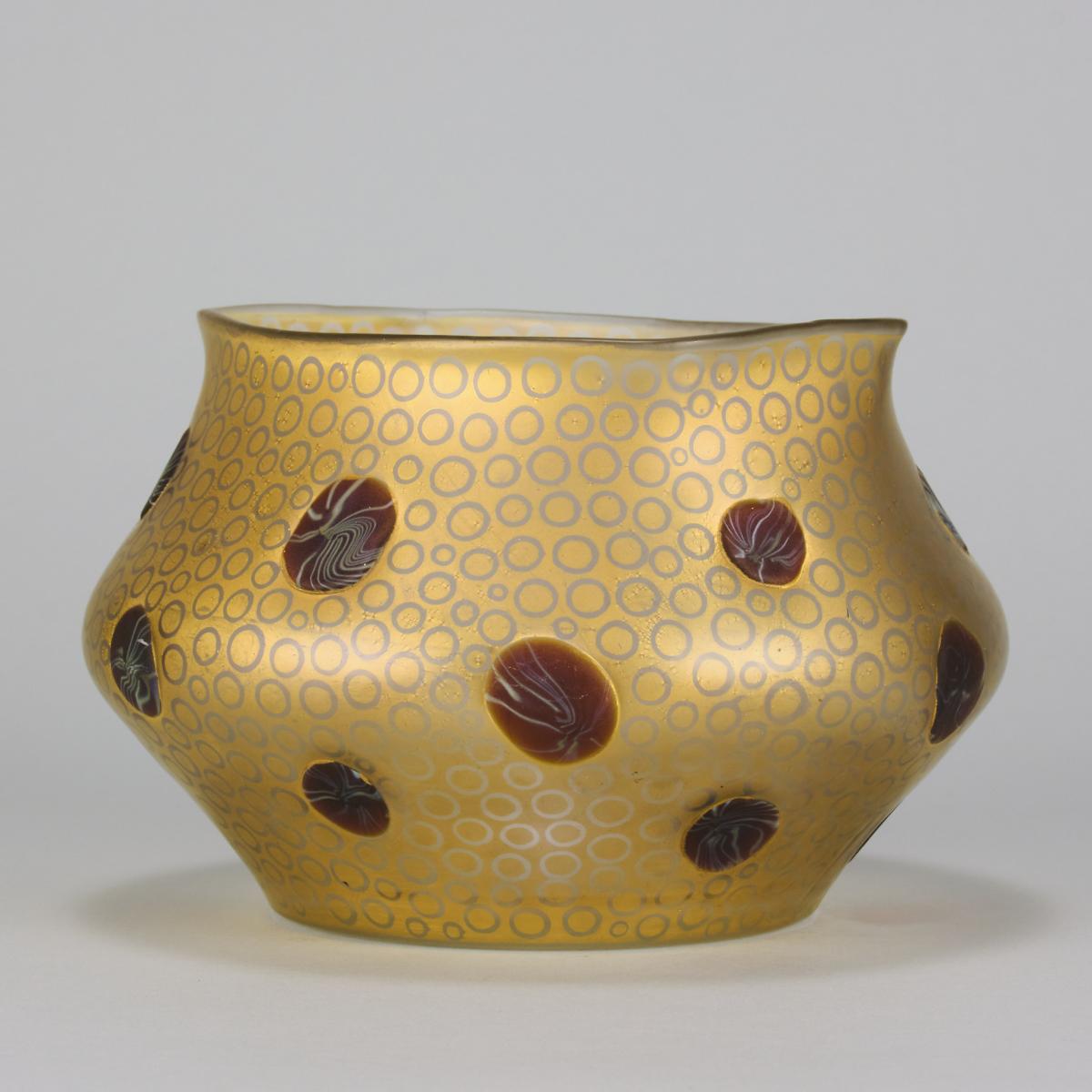 Early 20th Century Vase Entitled "Secessionist Vase" by Loetz Witwe