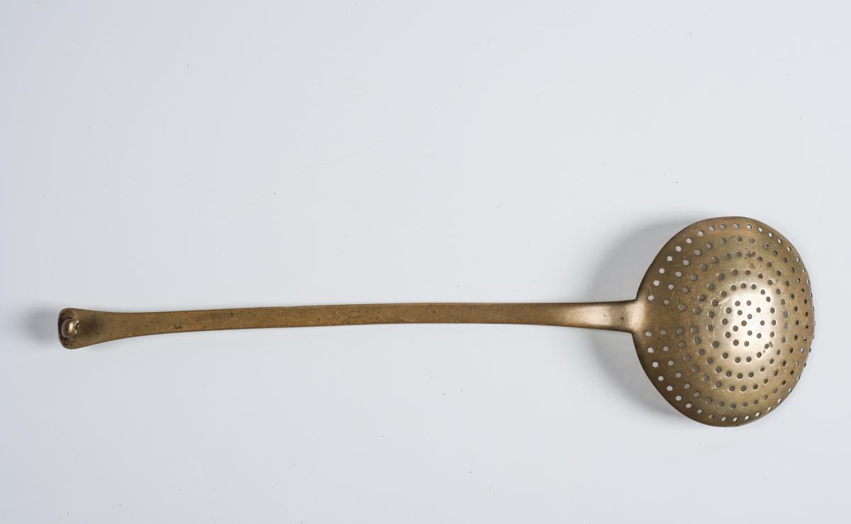 18th Century Cast Brass Skimmer