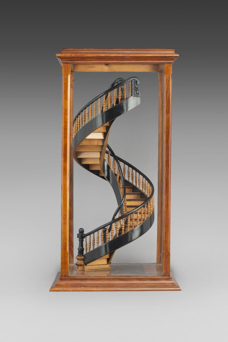 Coulborn antiques H. Wekken German 19th century staircase model