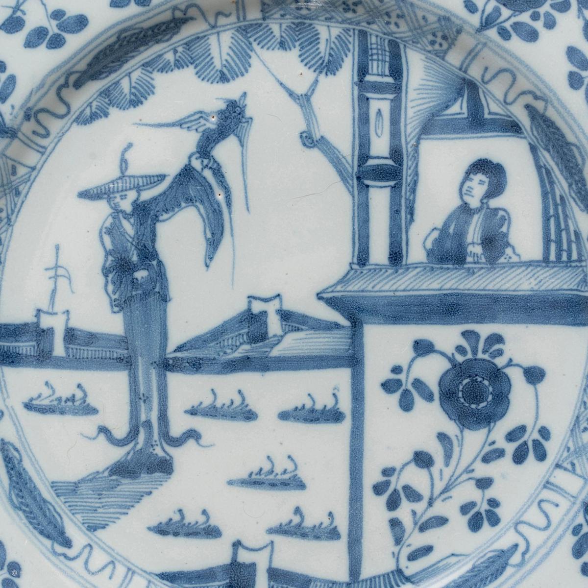 Liverpool Delftware Plates, circa 1760
