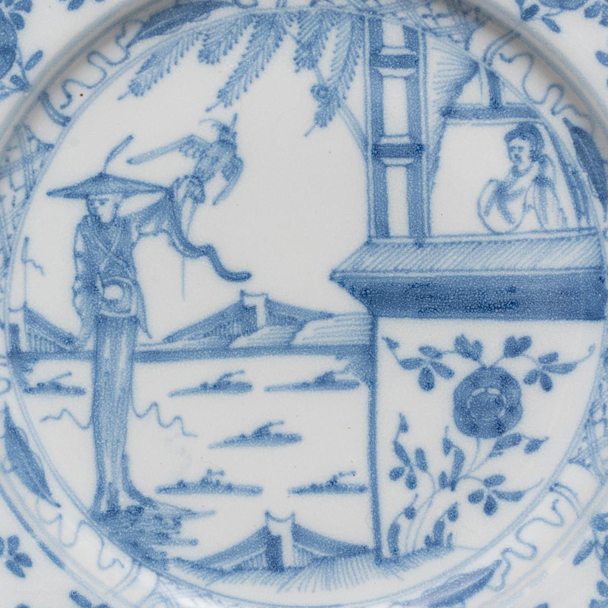 Liverpool Delftware Plates, circa 1760