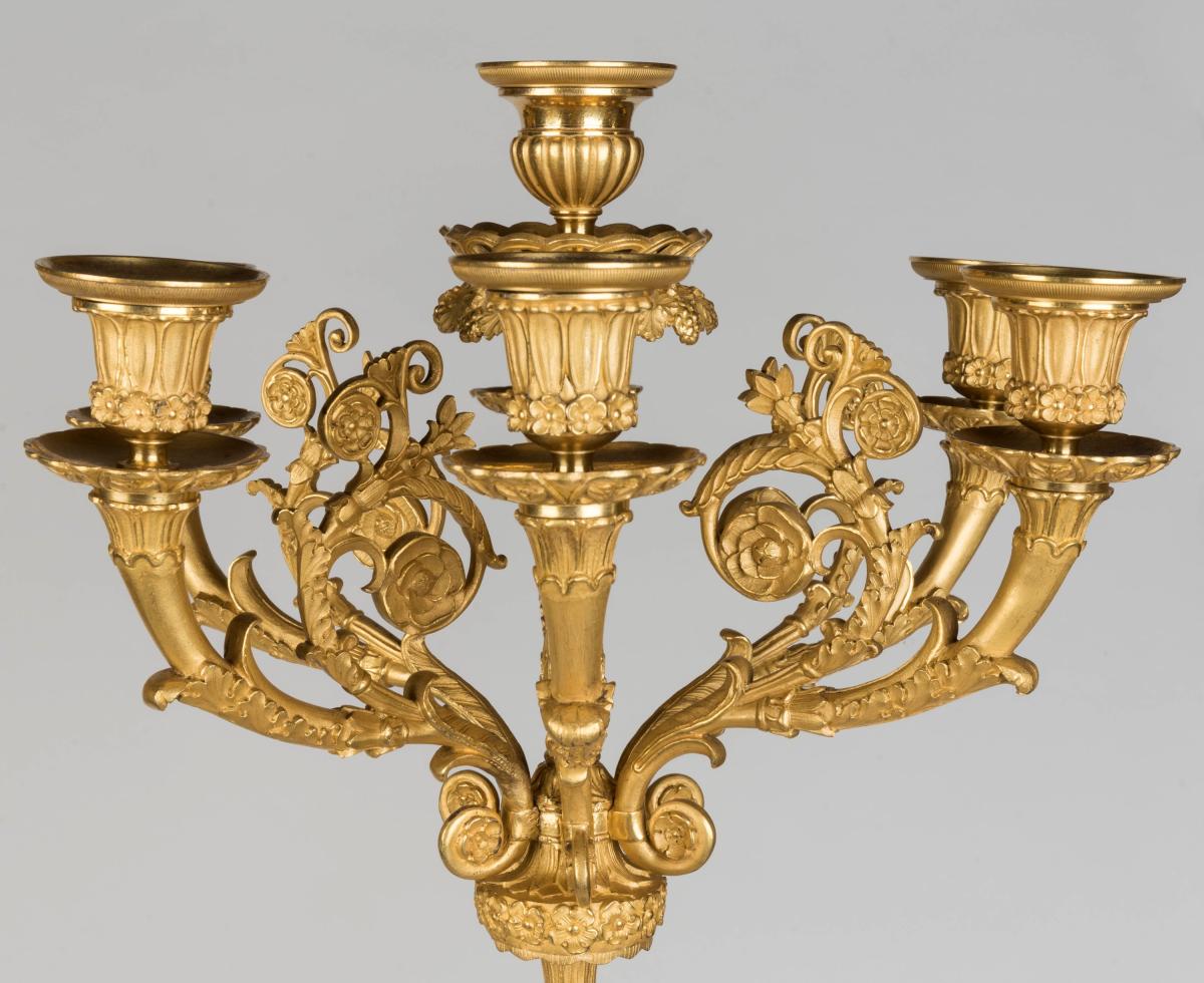 Restauration Period Ormolu Candelabra