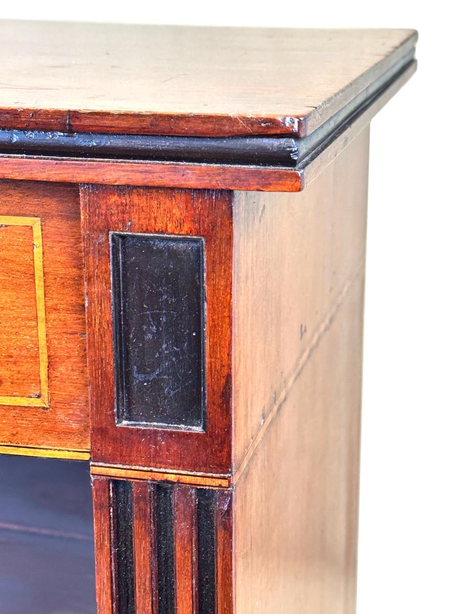19th Century Mahogany Dwarf Open Bookcase