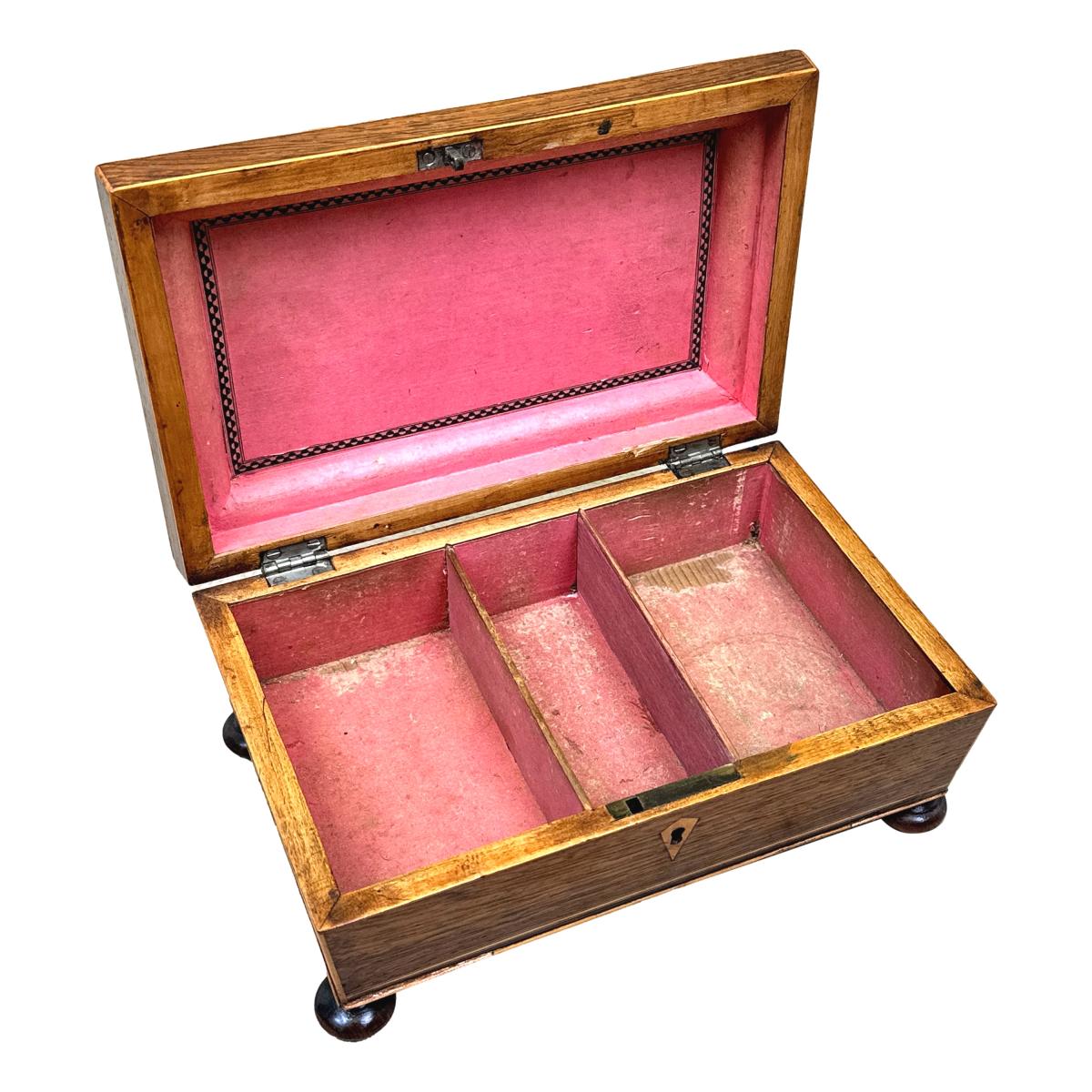 19th Century Rosewood Games Box