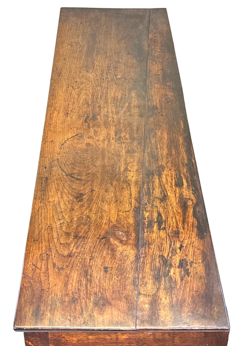 Small Georgian Oak Potboard Dresser Base