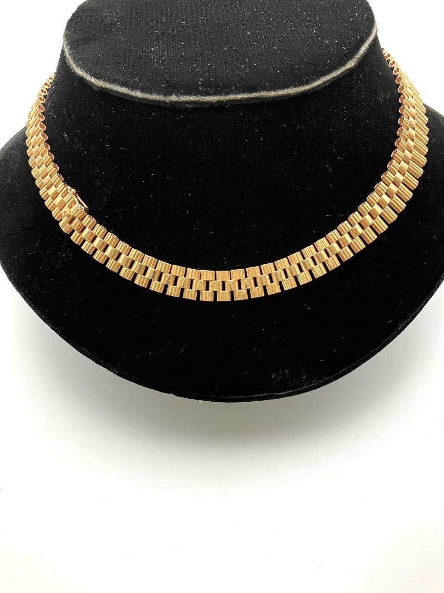 Etruscan Style Graduating Collar in 18k Gold