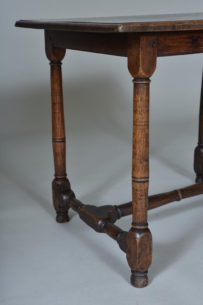 17th century oak side table