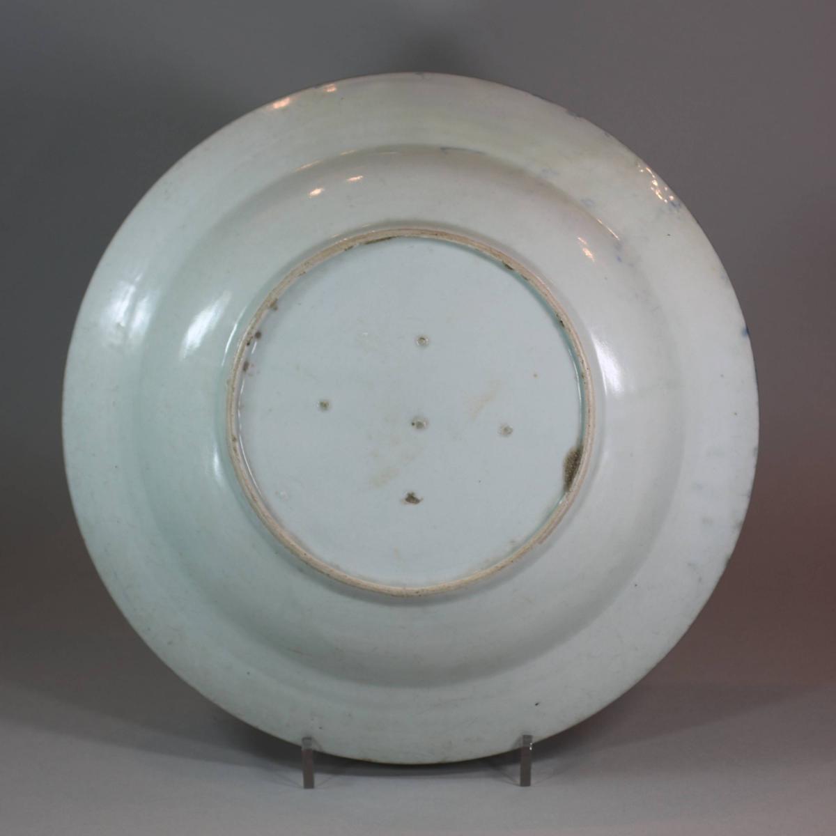 Reverse of Japanese blue and white dish