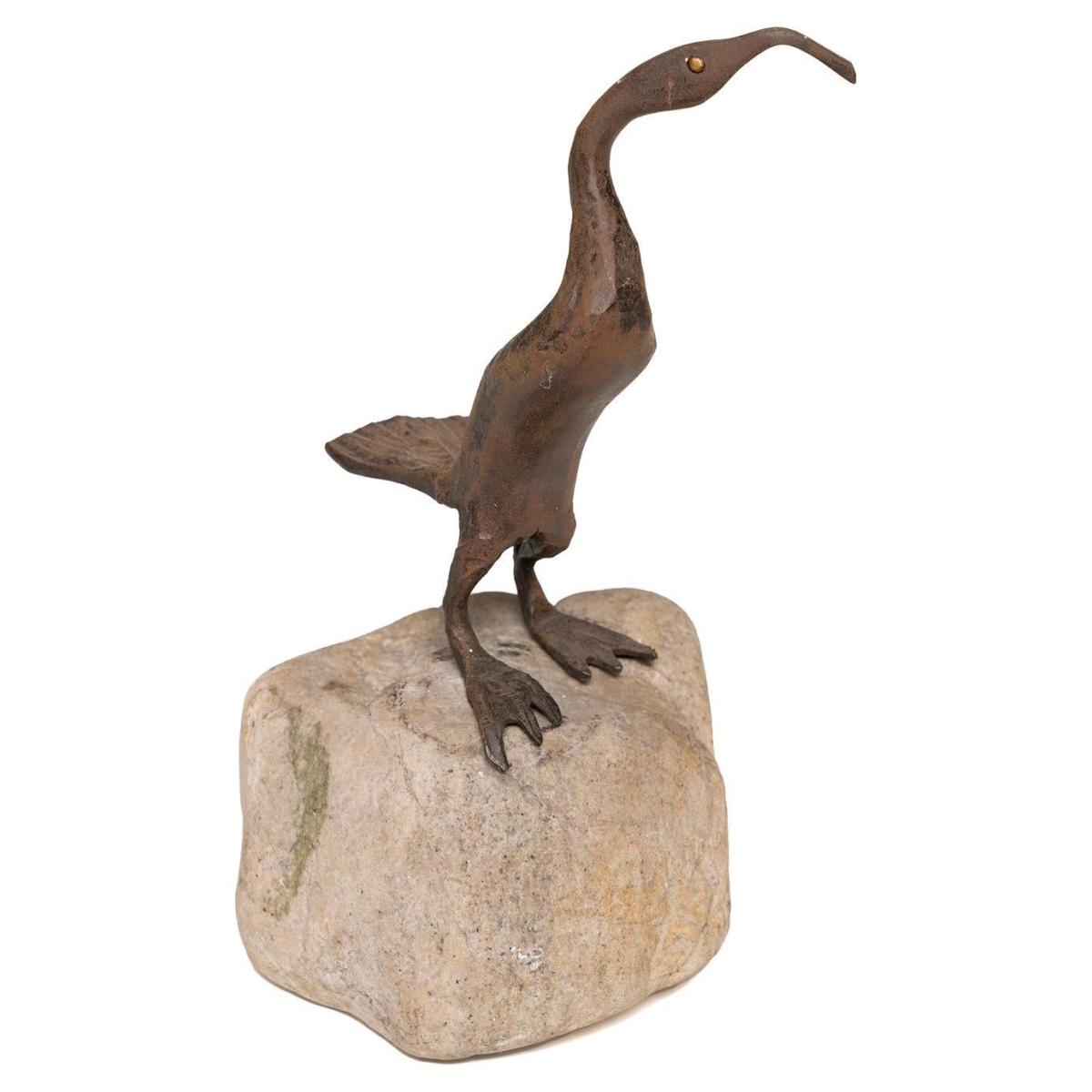 Bronze Wading Bird, circa 1950