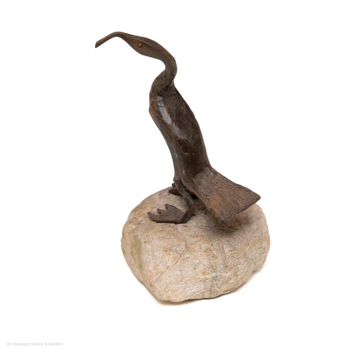 Bronze Wading Bird, circa 1950