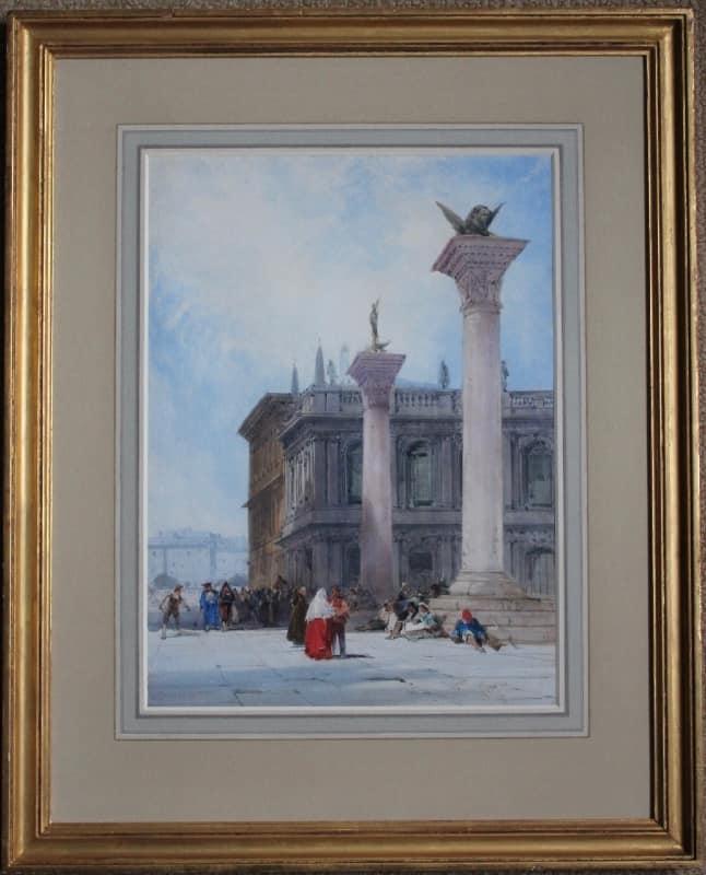 The Piazzetta, Venice, William Callow, R.W.S. (1812-1908)