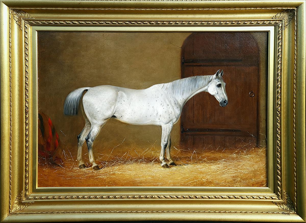 Horse in Stable by Henry Calvert (British fl. 1813-1854)