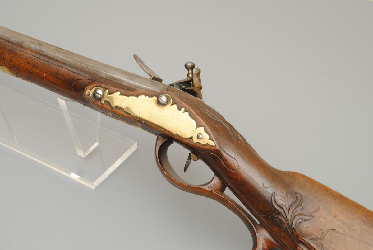 Five Flintlock Austrian Sporting Guns