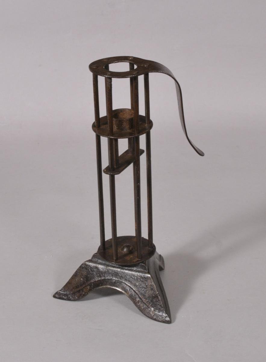 S/5525 Antique Early 19th Century Stable Candle Holder