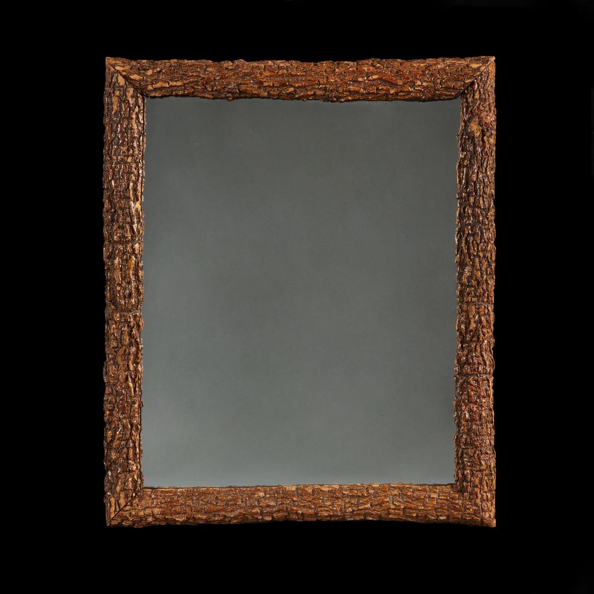 A Matched Pair of Rustic Twig Mirrors