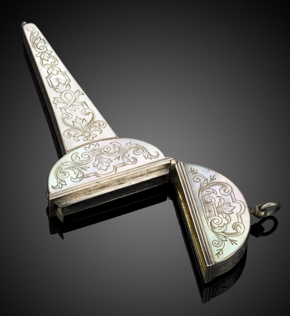 A Rare French Scissor Case circa 1680