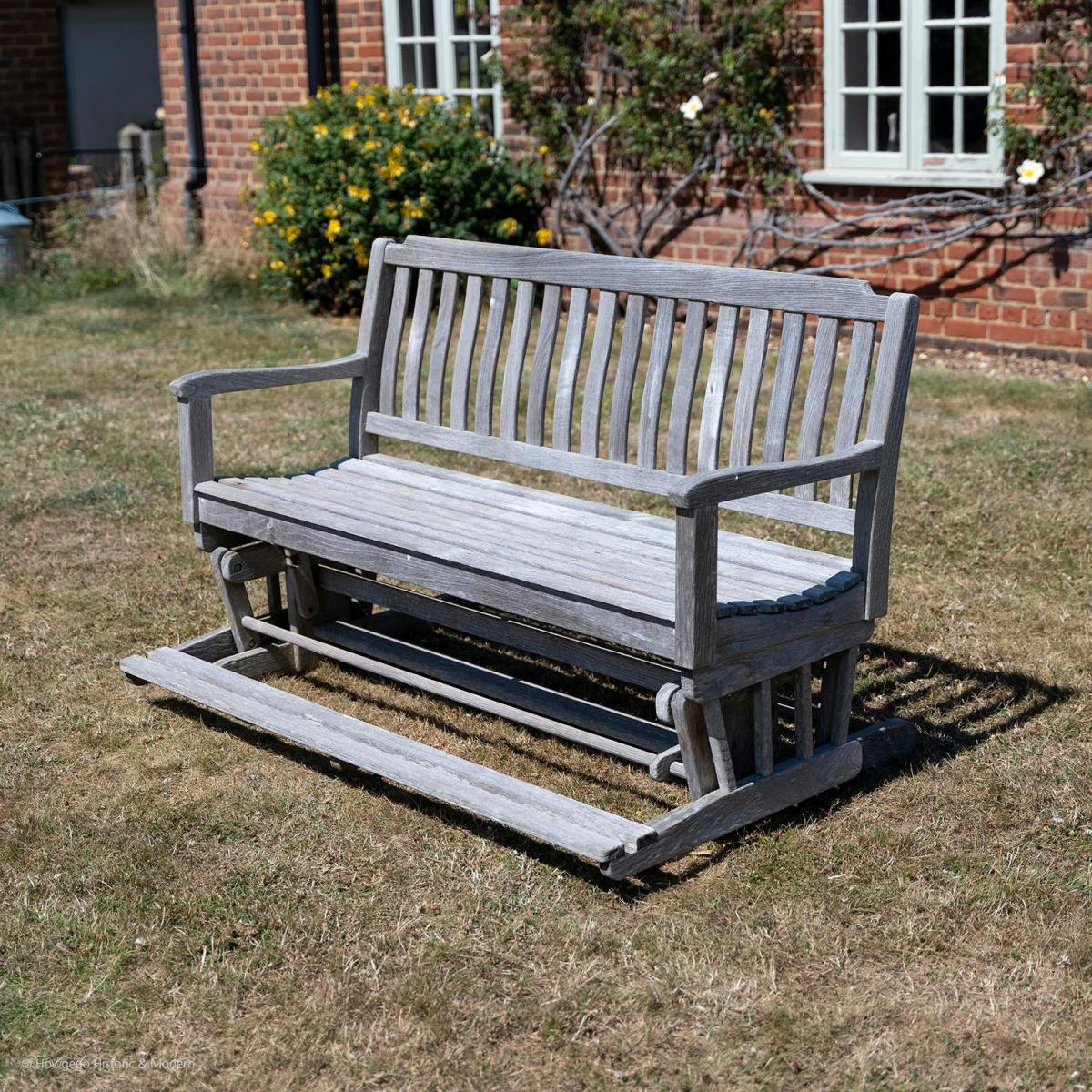 English Country House Rocking Bench